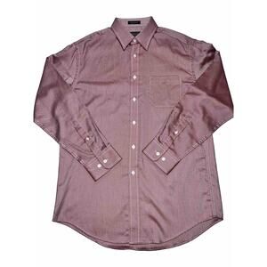 Pendleton Bridgeport Shirt Mens Size M Red Long Sleeve Button Down Dress Pocket